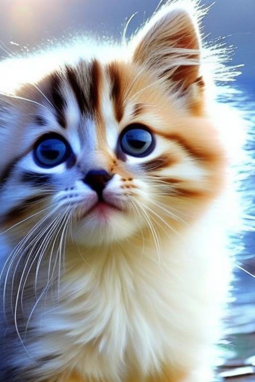 گربه با بچه
